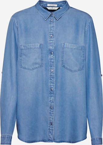 TOM TAILOR - Blusa en azul: frente