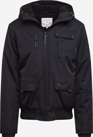 BRAVE SOUL Between-Season Jacket 'Tobyi' in Black: front