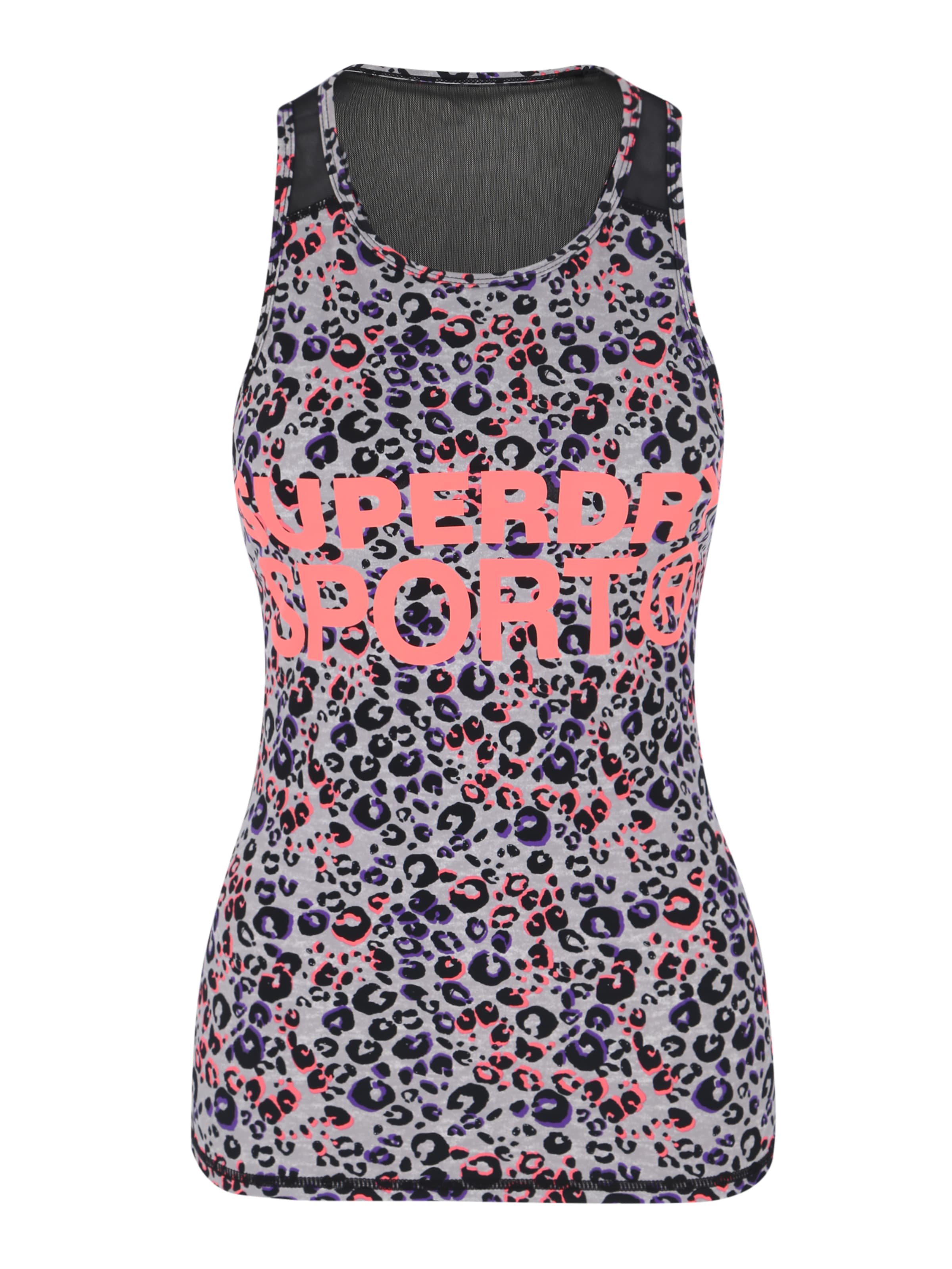 Superdry - Functioneel shirt 'Active Mesh Panel Vest' in de kleur Sering