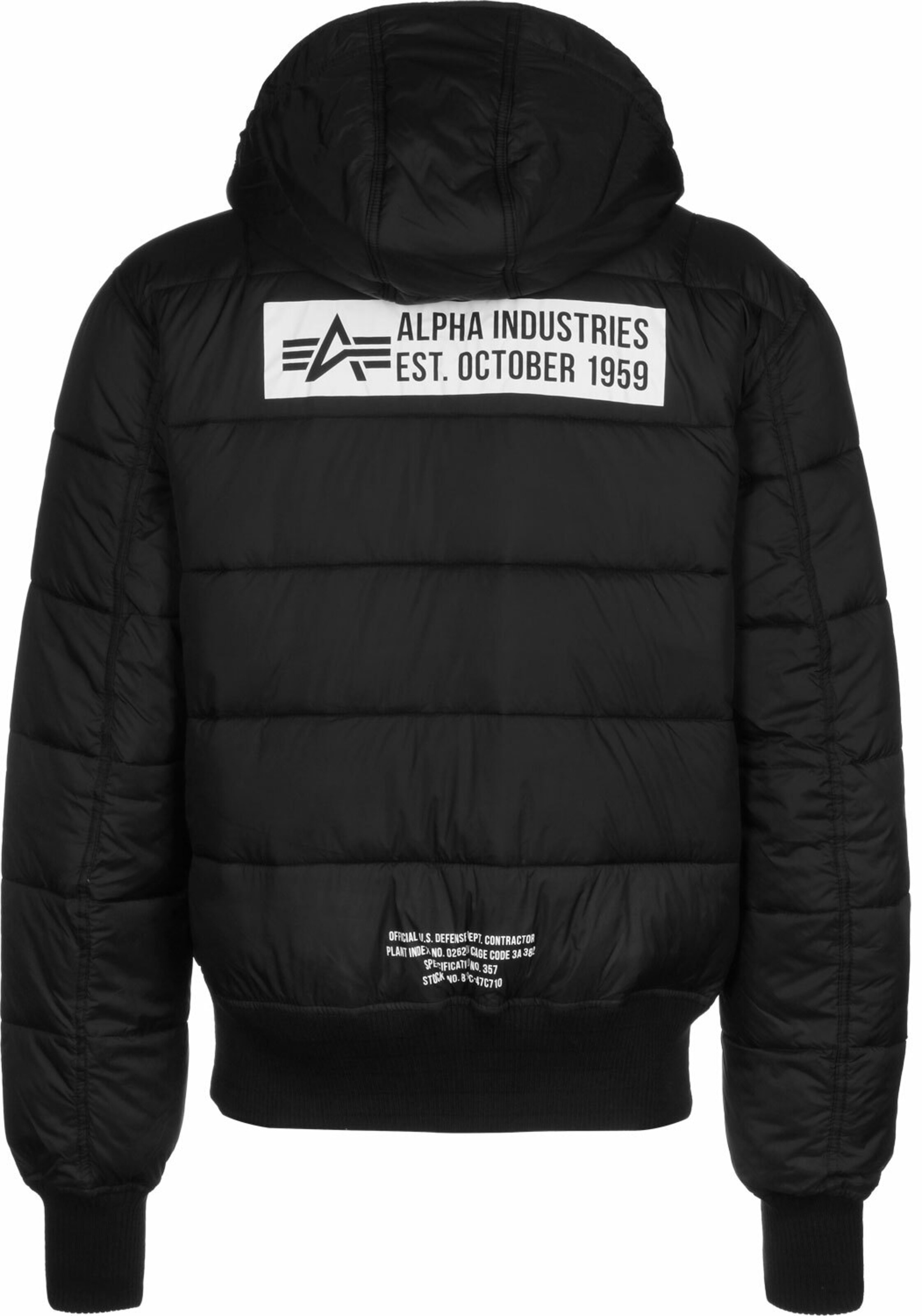 ALPHA INDUSTRIES Jacke in Schwarz