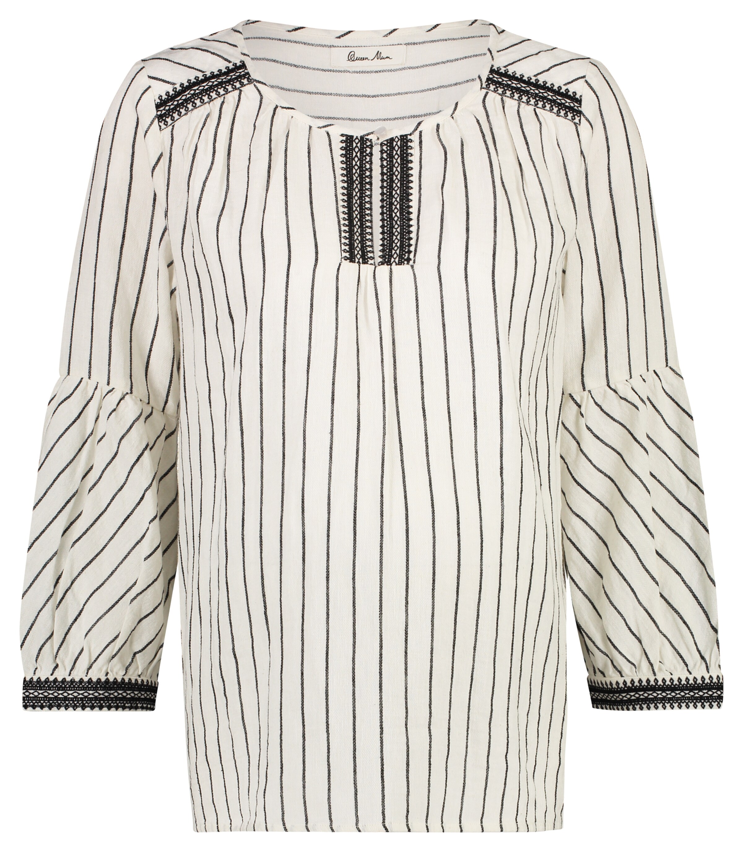 QUEEN MUM - Bluse 'Blouse ls' in schwarz