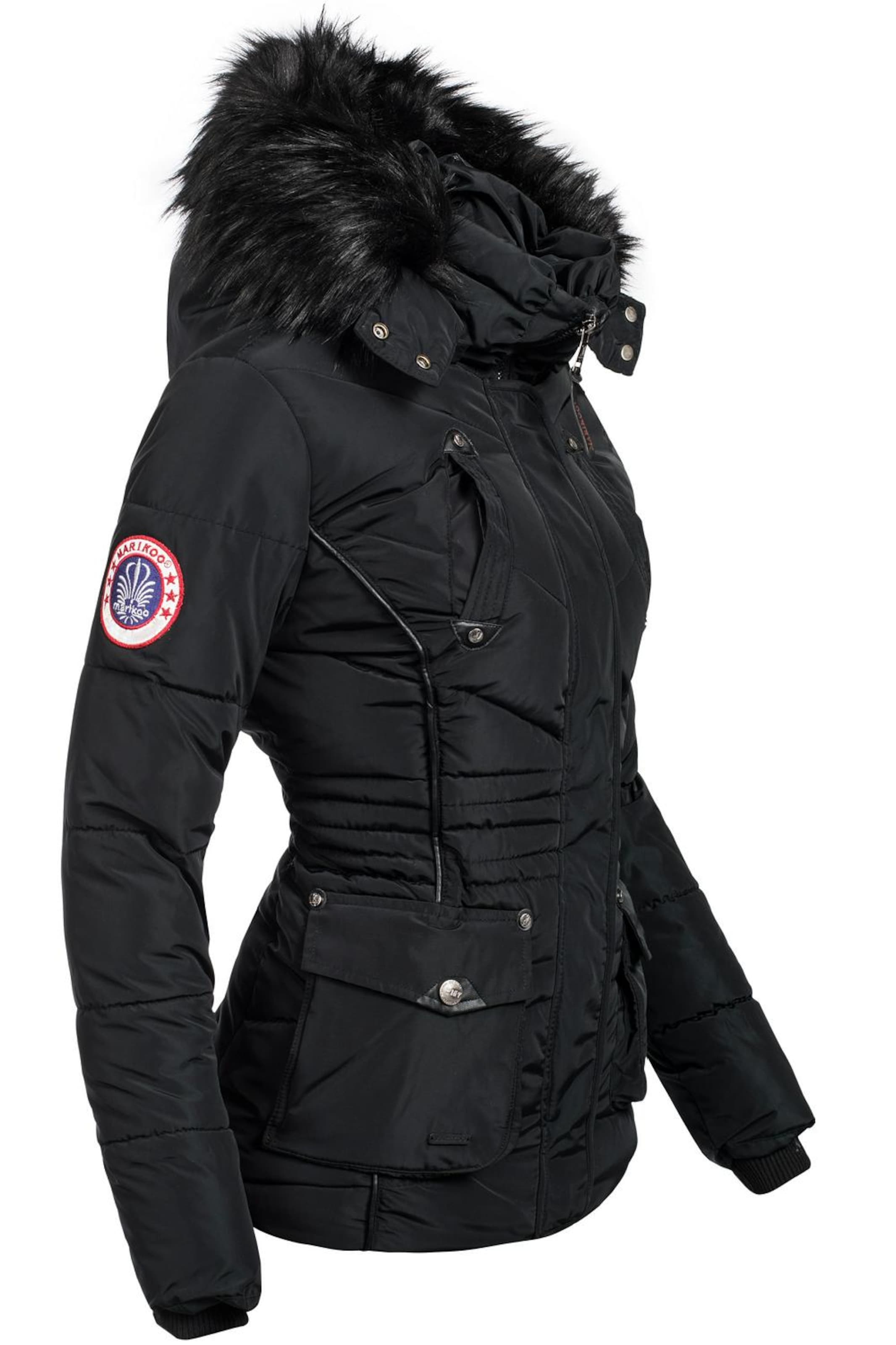 MARIKOO Téli dzseki 'Vanilla' - fekete