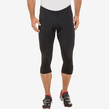 VAUDE Skinny Workout Pants 'Acitve' in Black: front