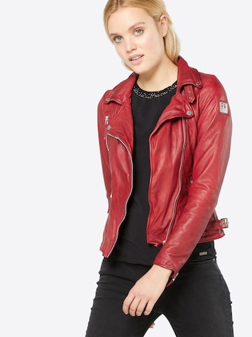 FREAKY NATION Lederjacke in Rot: predná strana