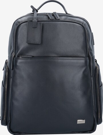 Bric's Businessrucksack 'Torino' in Schwarz: predná strana