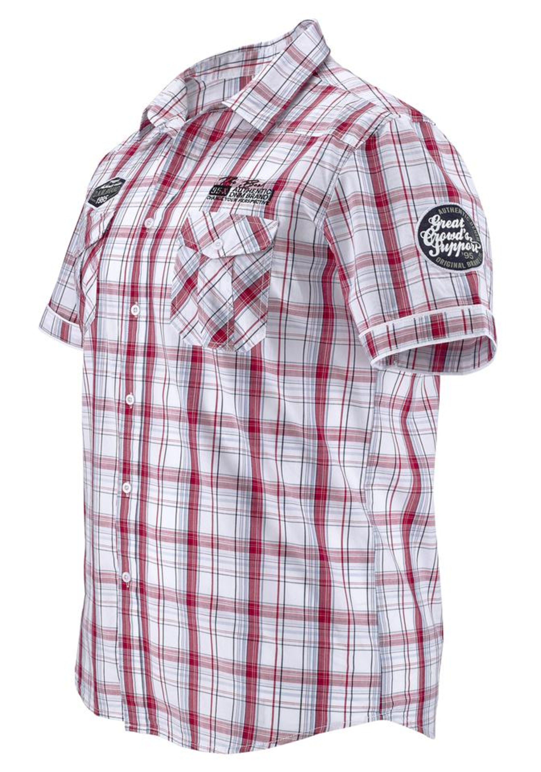 Man's World Comfort Fit Hemd in Mischfarben