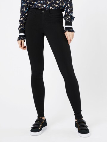 PIECES Skinny Jeggings in Black: front