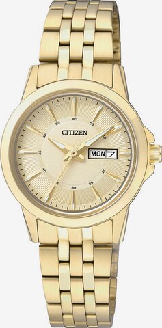 CITIZEN Armbanduhr 'EQ0603-59PE' in Gold: front