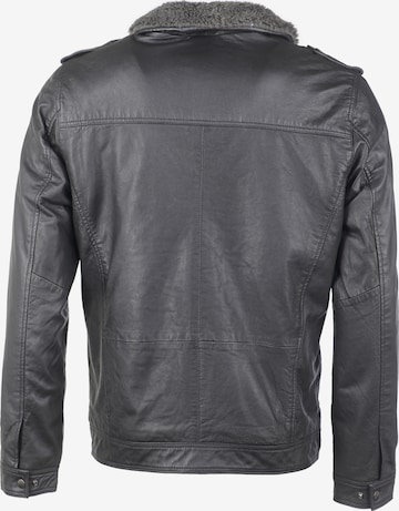 MUSTANG Lederjacke in Schwarz