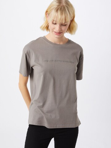 T-shirt 'Liv' MSCH COPENHAGEN en gris : devant