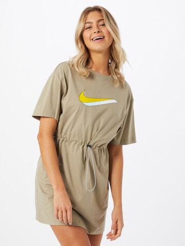 Nike Sportswear Kleid in Braun: predná strana