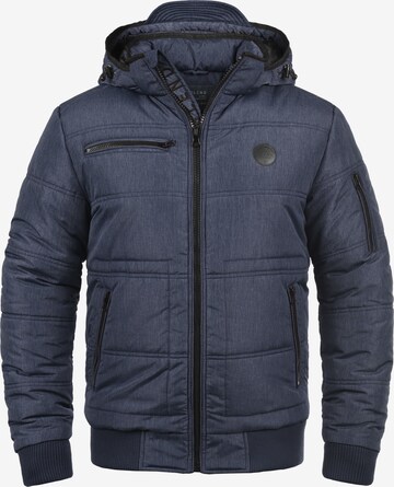 BLEND Winter Jacket 'Boris' in Blue: front