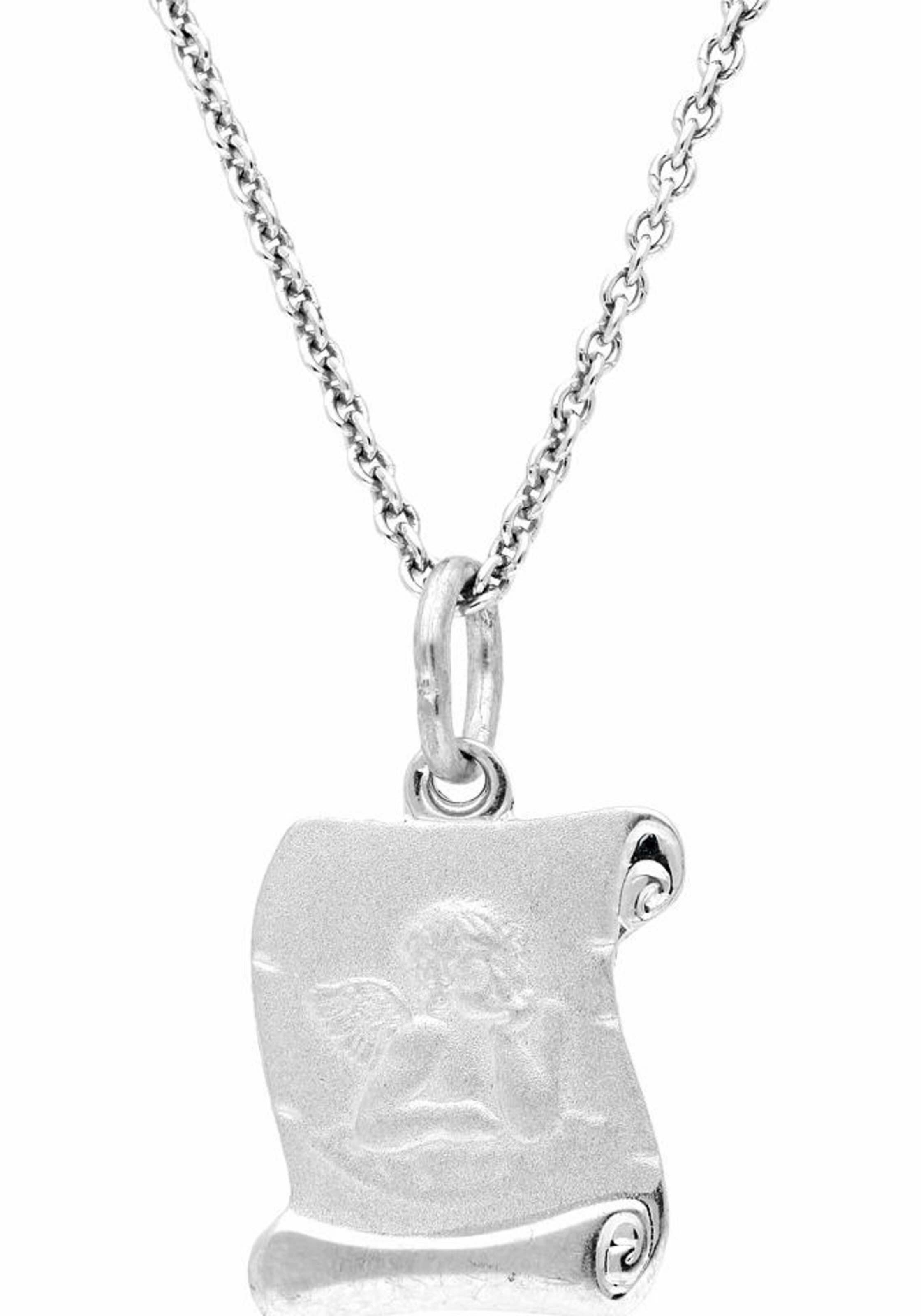 FIRETTI Necklace 'Schutzengel' in Silver: front