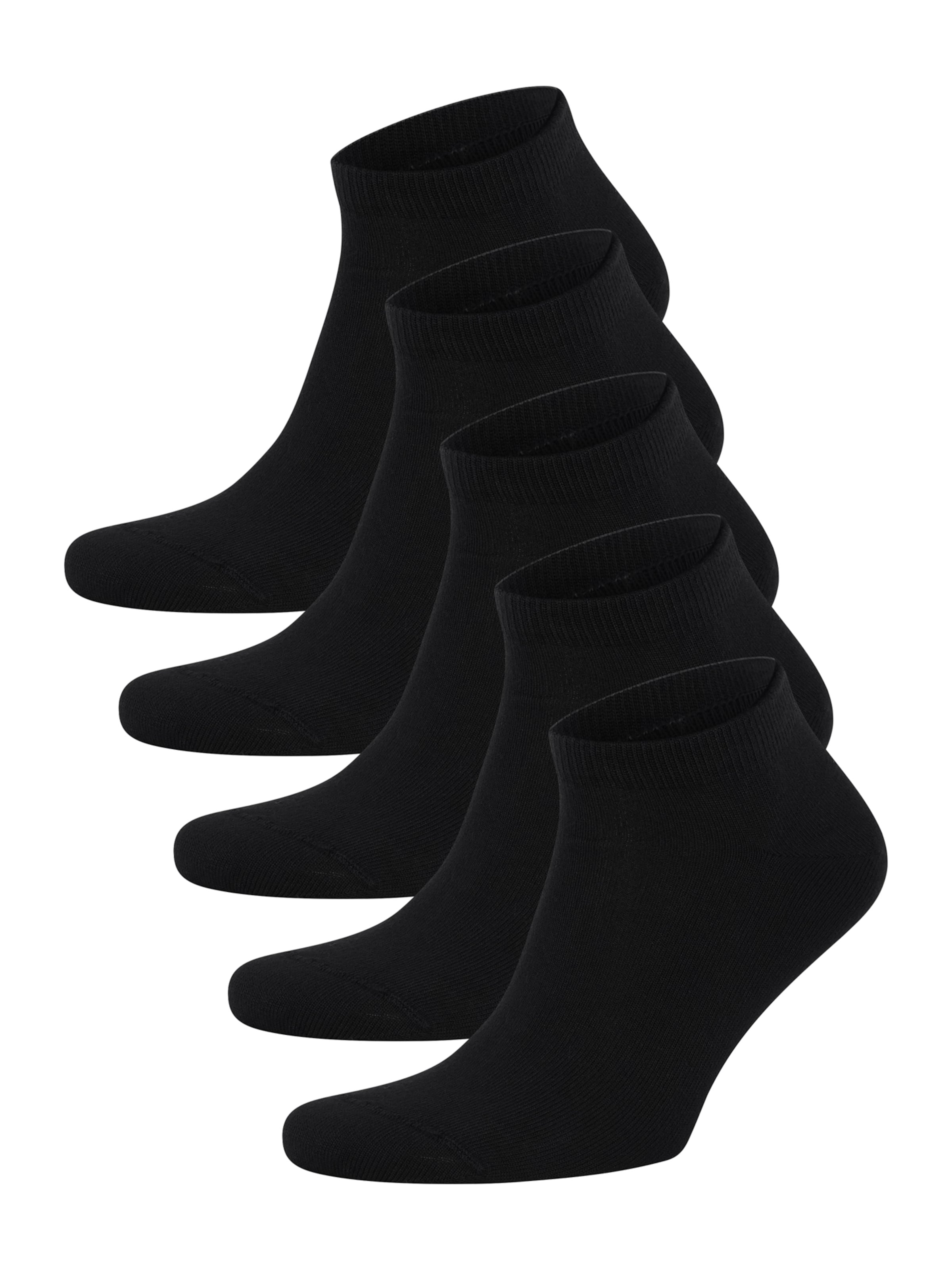 Calzino di Resteröds in nero: frontale