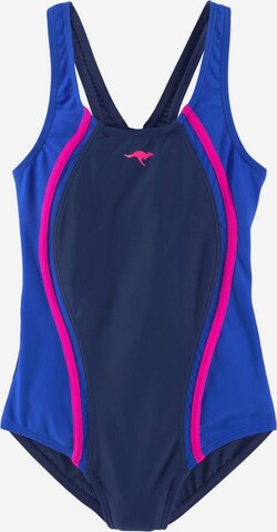 Maillot de bain KangaROOS en bleu : devant