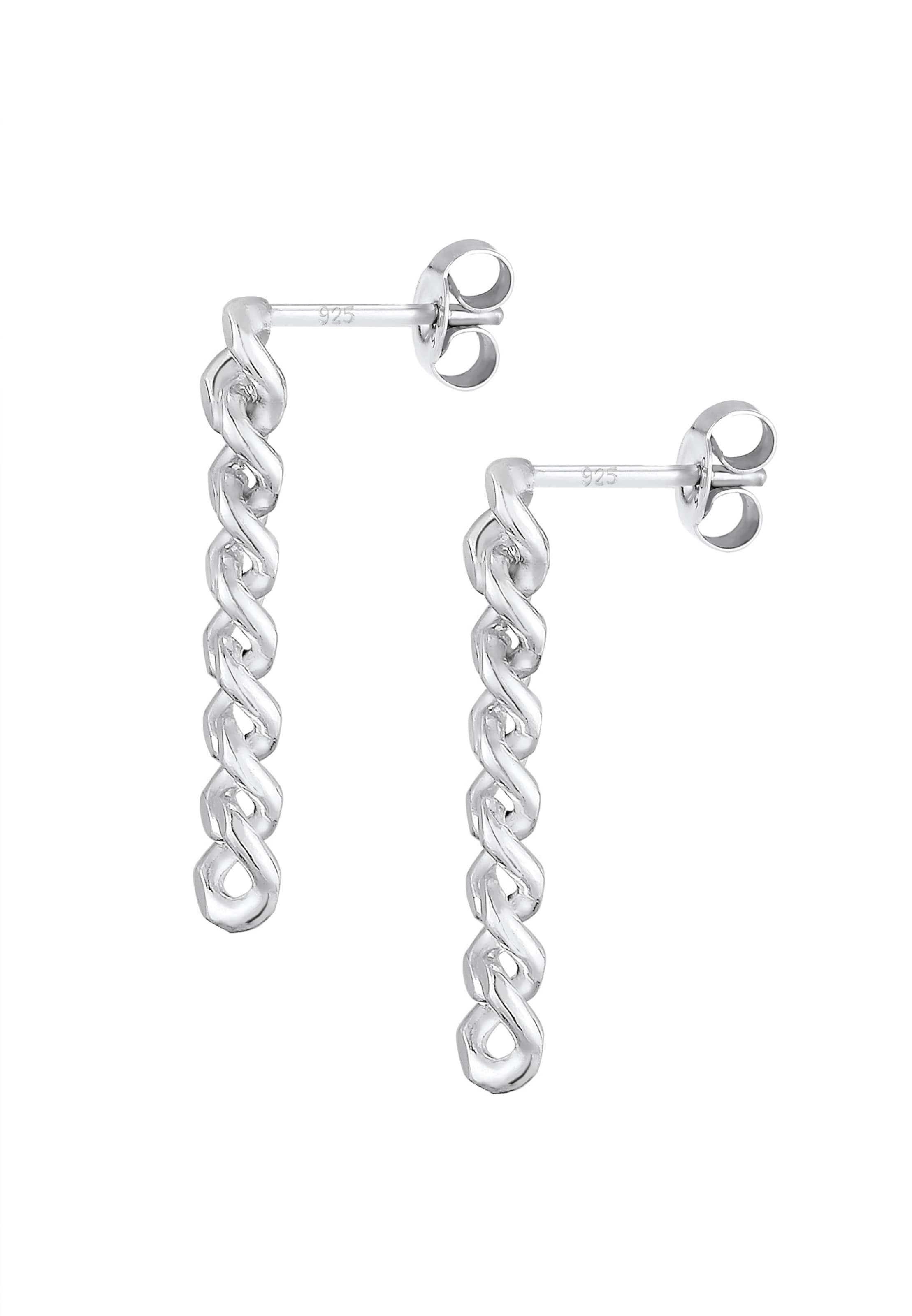 ELLI Örhängen 'Twisted' i silver