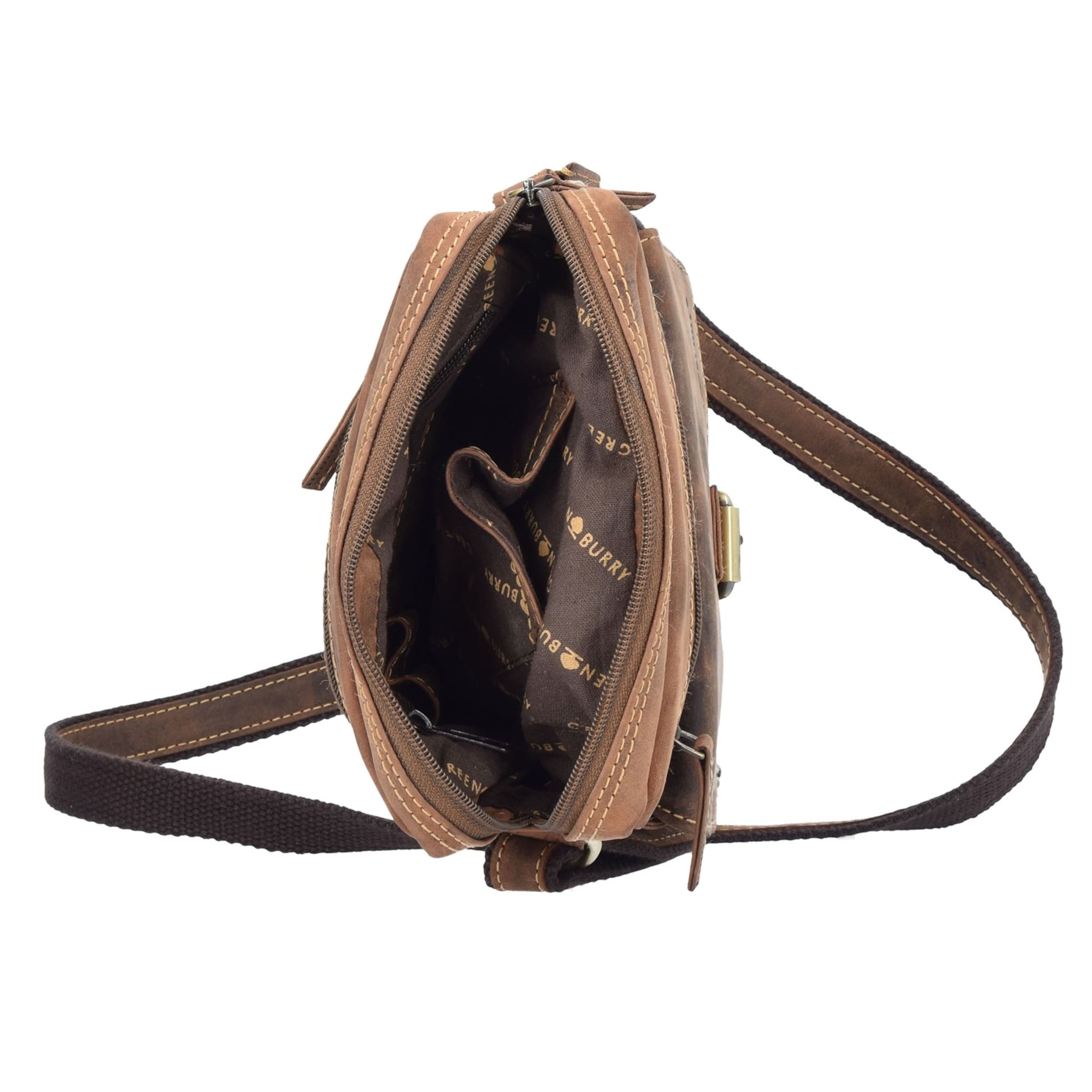 GREENBURRY Schoudertas in Bruin