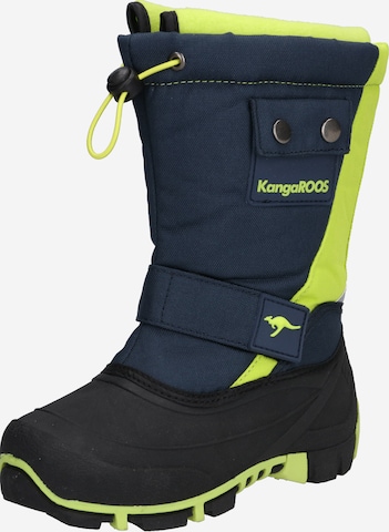 KangaROOS Snowboots 'Kanga-Bean II' in Blauw: voorkant