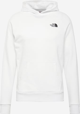 THE NORTH FACE Sweatshirt 'Red Box' in White: front