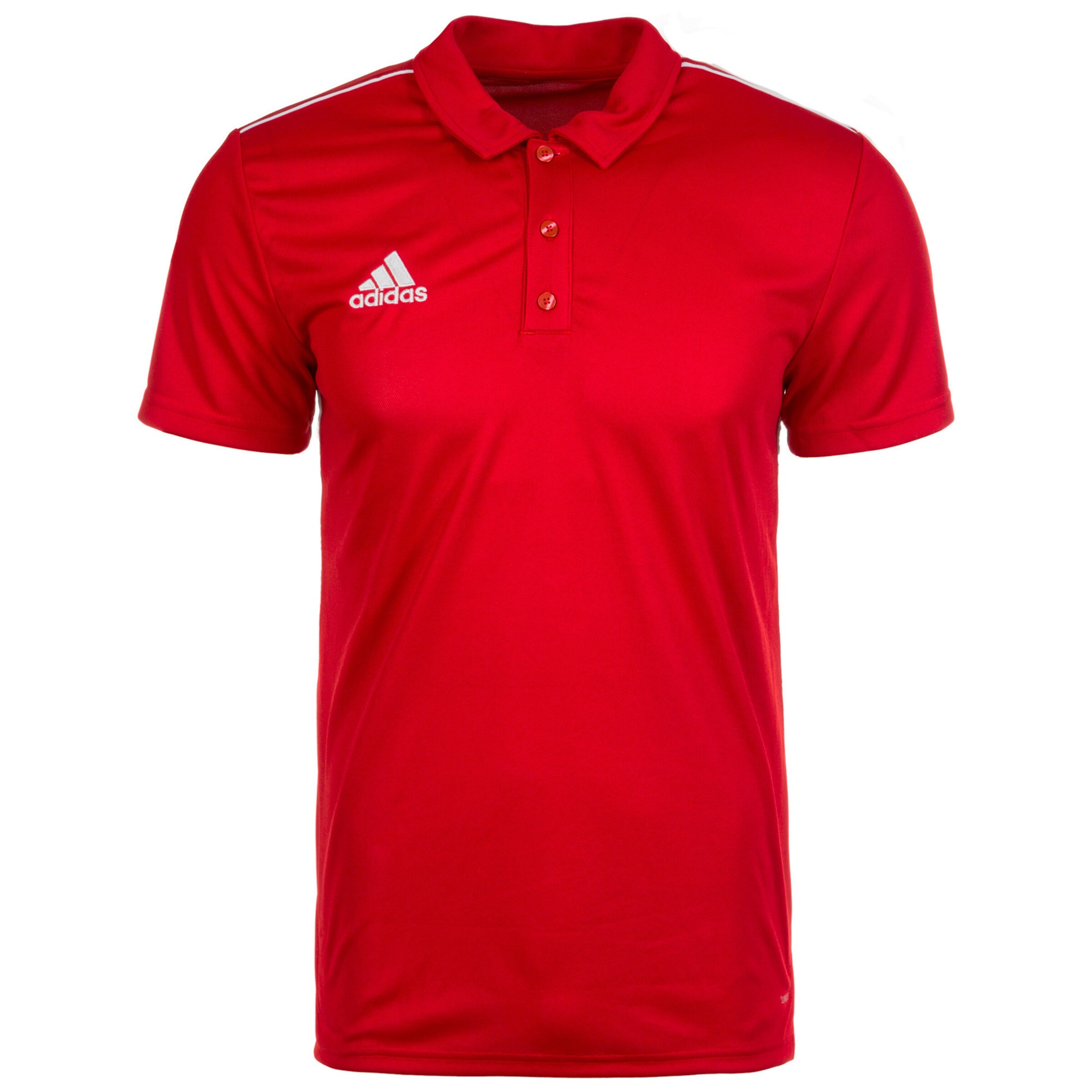 ADIDAS PERFORMANCE Poloshirt 'Core 18' in Rot: Vorderseite