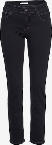 MAC Slimfit Jeans in Blauw: voorkant