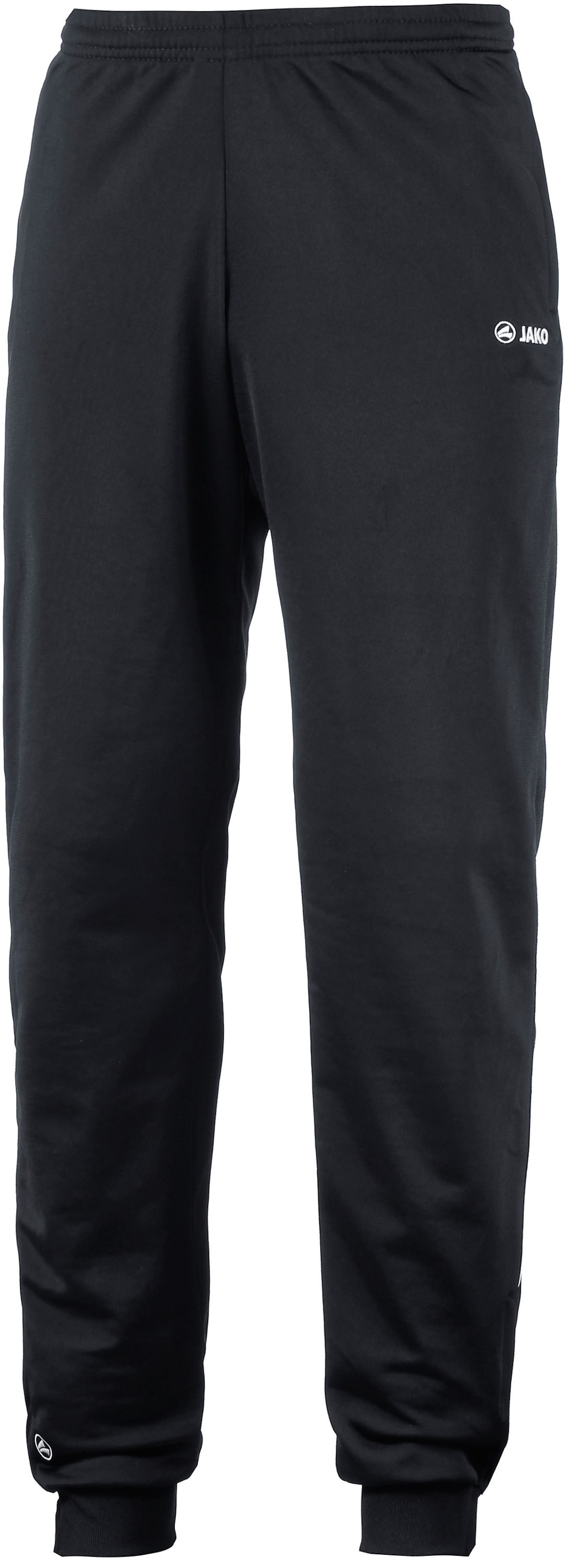 JAKO Tapered Sporthose 'Attack 2.0' in Schwarz: Vorderseite