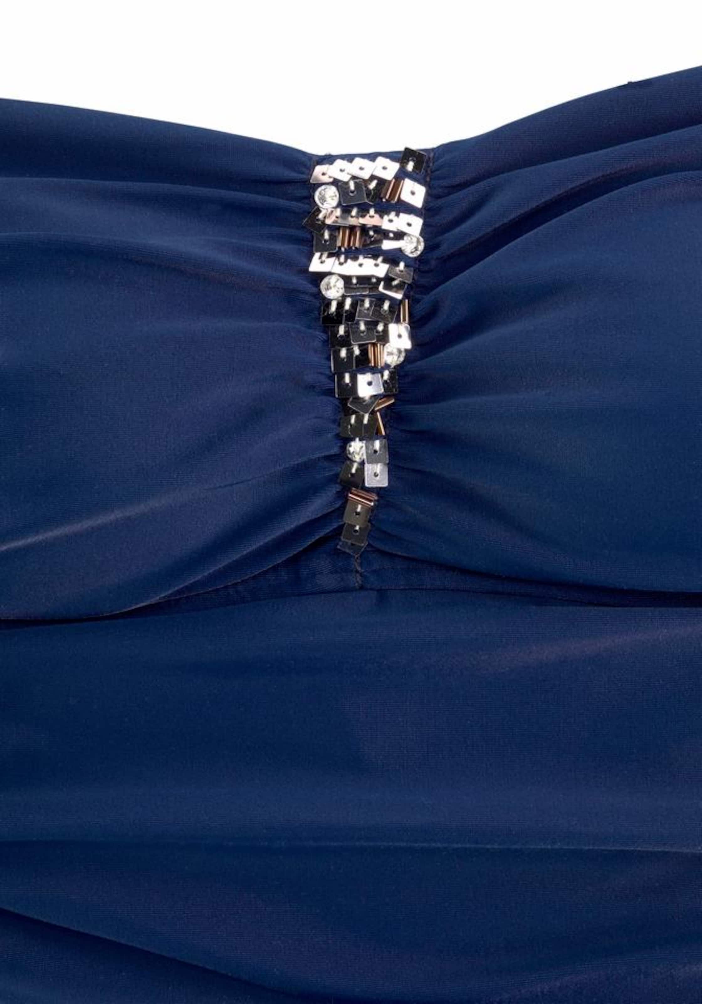 LASCANA Bustier Alakformáló fürdőruha - kék