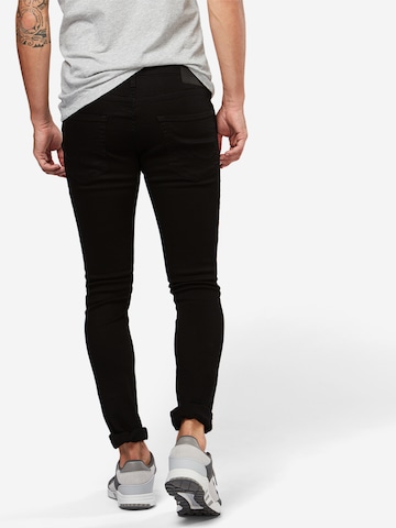 JACK & JONES Skinny Jeans 'Liam' in Zwart