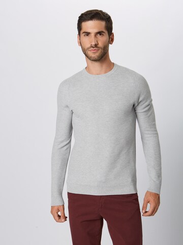 ESPRIT Pullover  'Honeycomb' in Grau: predná strana