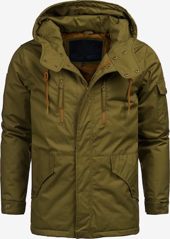 INDICODE JEANS Winter Jacket 'Elmhurts' in Green: front