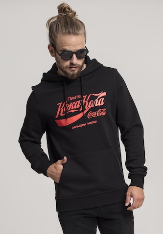 Mister Tee Sweatshirt  'Coca Cola Rus' in Schwarz