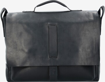 JOOP! Loreto Kreon Messenger Businesstasche Leder 39 cm Laptopfach in Schwarz: predná strana