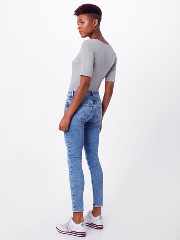 WRANGLER Skinny Τζιν σε μπλε: πίσω