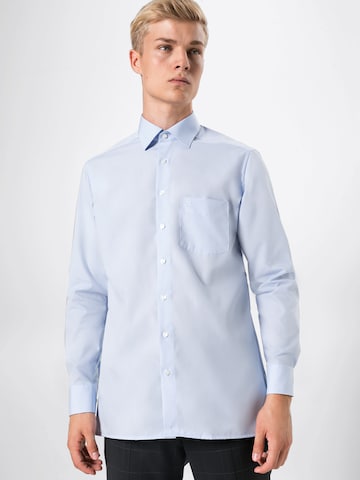 Coupe regular Chemise OLYMP en bleu : devant