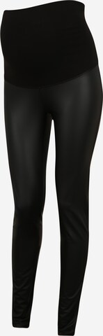 Supermom Skinny Leggings 'Shine' in Black: front