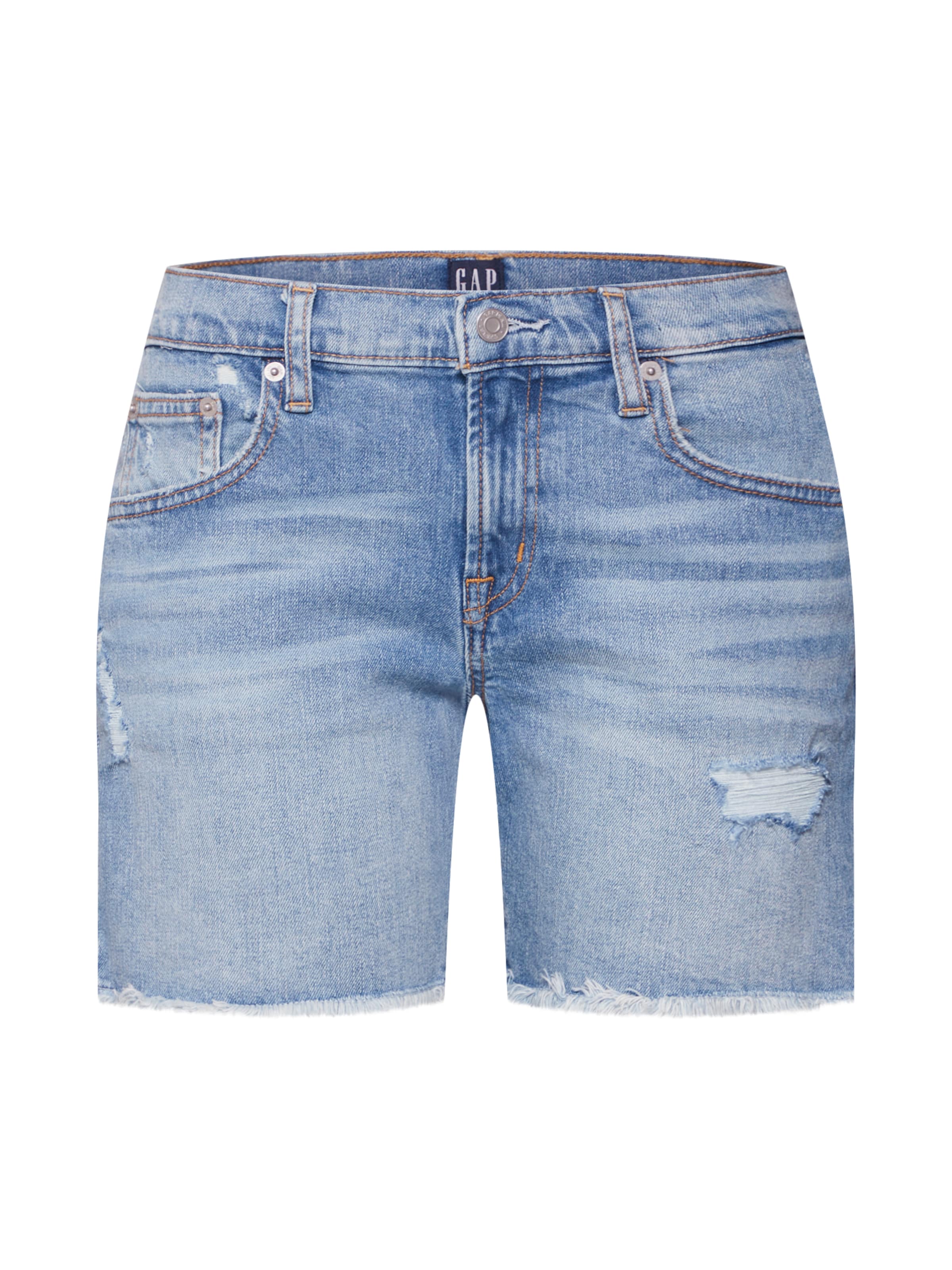GAP - Jeans '5 IN SHORT LT LONNIE DEST FH' in de kleur Blauw denim