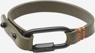 DIESEL Armband 'A-LELOCK' i svart: framsida