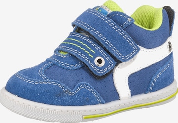 LURCHI First-Step Shoes in Blue: front