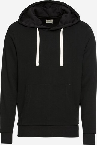 JACK & JONES Sweatshirt 'Holmen' in Black: front