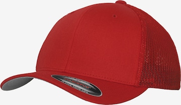 Casquette Flexfit en rouge : devant