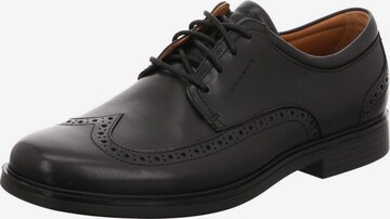 CLARKS Lace-Up Shoes in Black: front