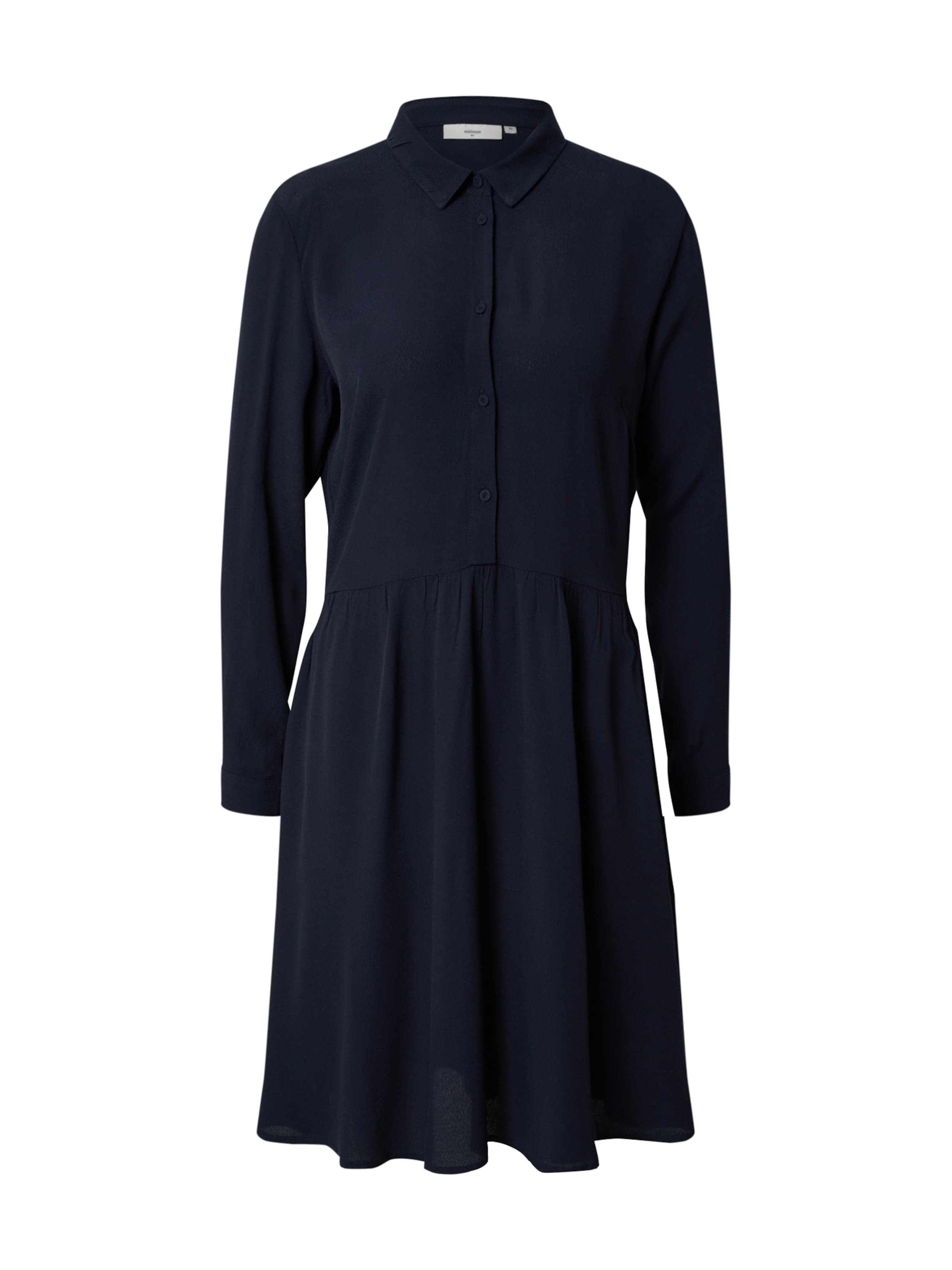 minimum - Vestido camisero 'Bindie' en azul: frente