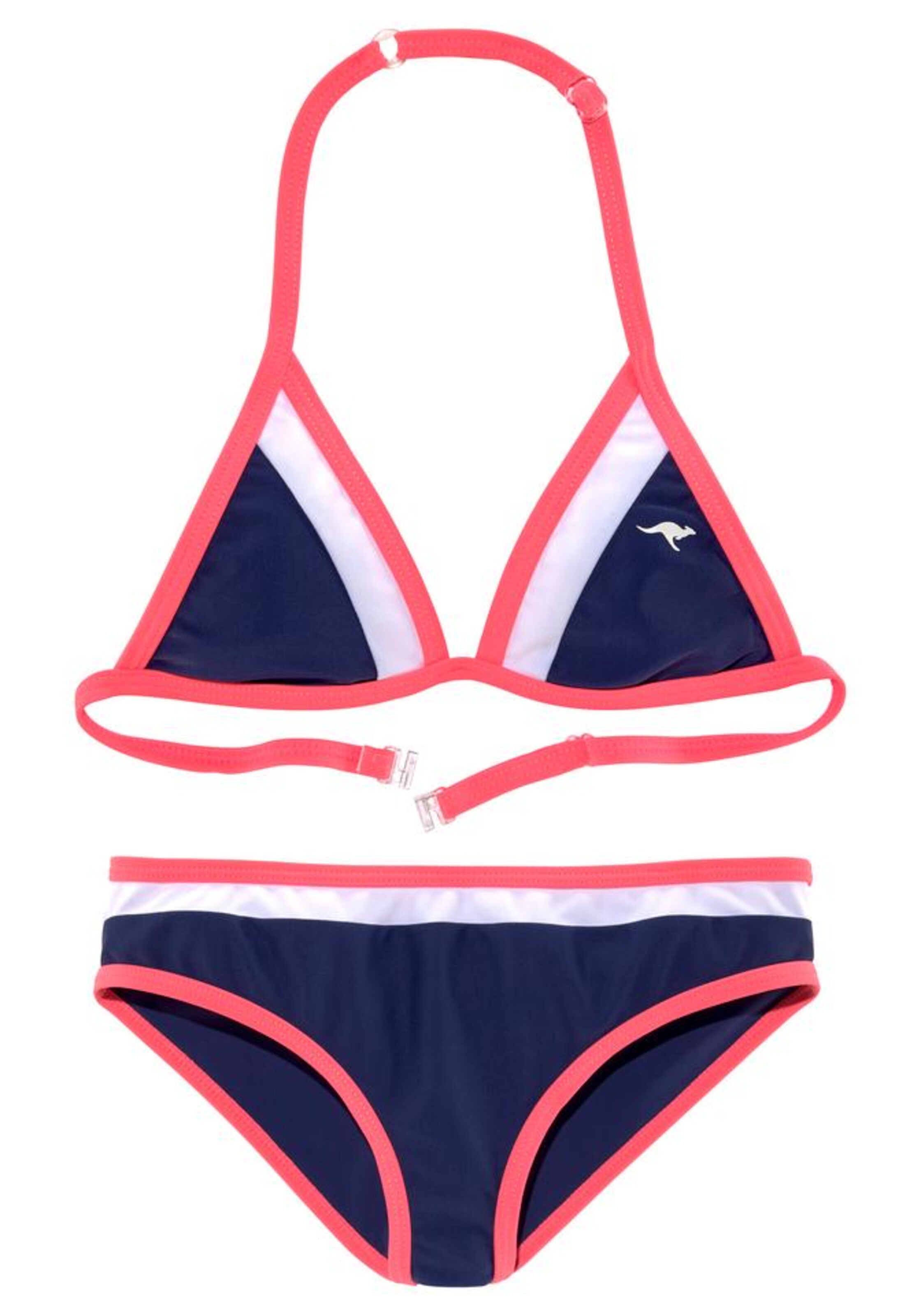 KangaROOS Triangel Bikini in Blau: Vorderseite