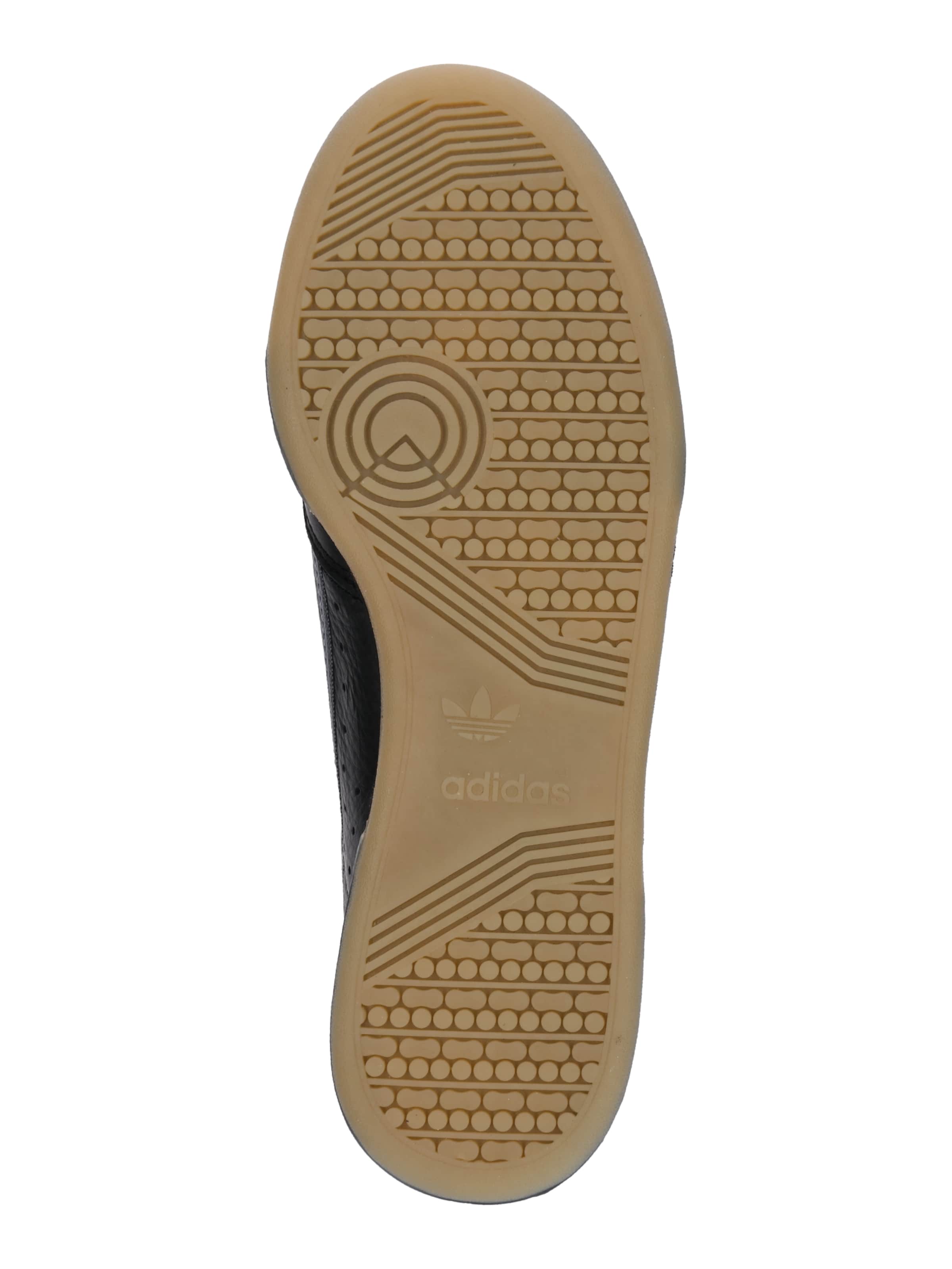 Baskets basses 'Continental 80' ADIDAS ORIGINALS en noir : en bas