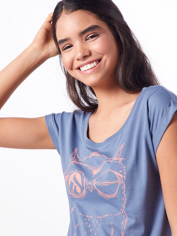 Maglietta 'Skateowl 2' di Iriedaily in blu