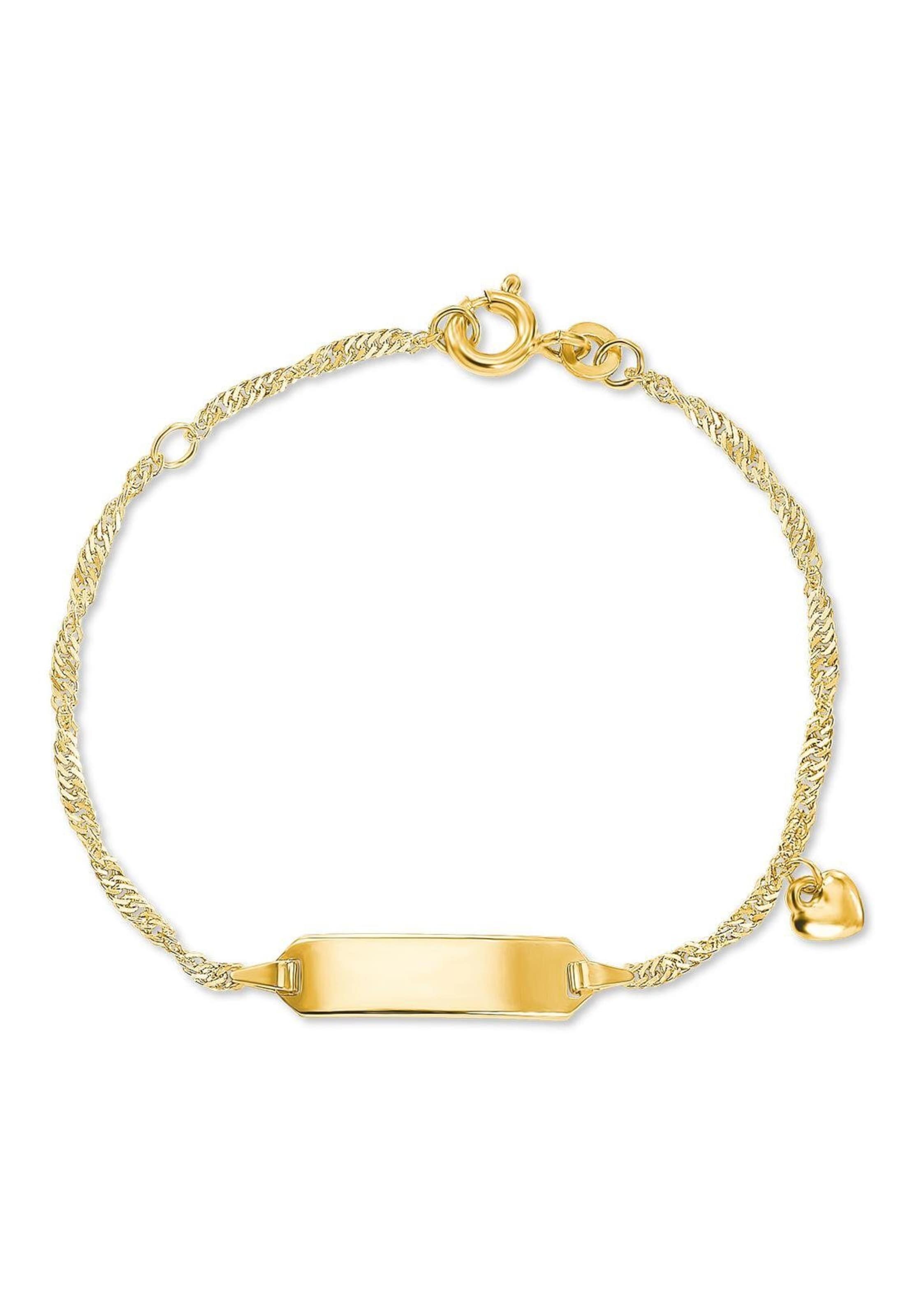 AMOR Armband 'Herz' in Gold: Vorderseite