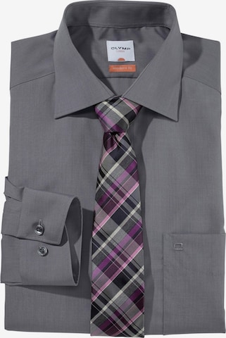 OLYMP Regular fit Button Up Shirt in Grey