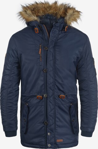 BLEND Winterparka 'Eugen' in Blauw: voorkant