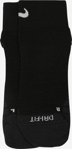 NIKE Regular Athletic Socks in Black