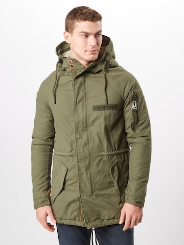 Superdry Parka zimowa 'Aviator' w kolorze zielony